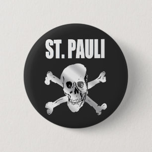 St. Pauli Fan Design Button