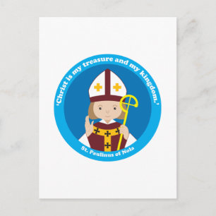 St. Paulinus von Nola Postkarte