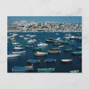 St. Paul's Bay, nordwestlich von Malta Postkarte