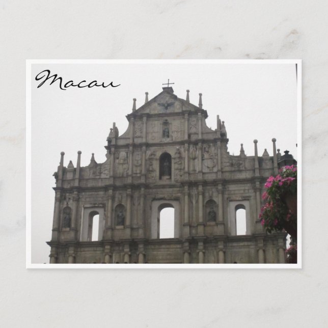 st pauls Blume Postkarte (Vorderseite)