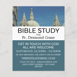 St. Paul's Cathedral, Christlich Bible Class Adver Flyer