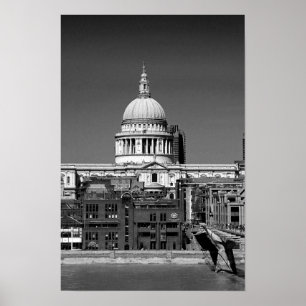 St Pauls Cathedral London England Vereinigtes Köni Poster