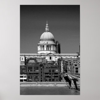 St Pauls Cathedral London England Vereinigtes Köni Poster
