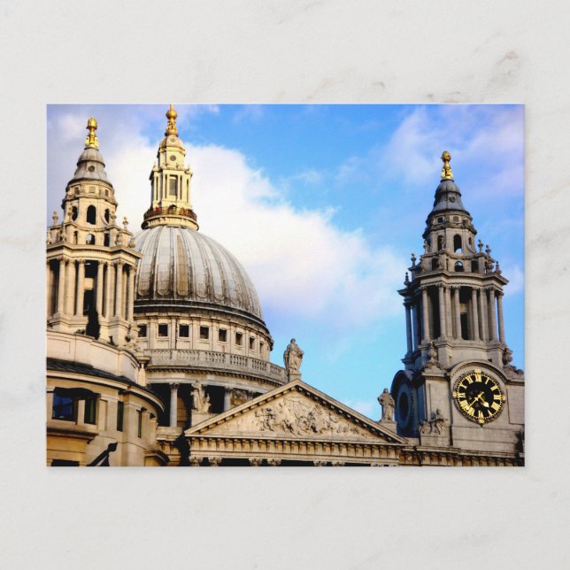 St Paul's Cathedral, London, Postcard Postkarte (Vorderseite)