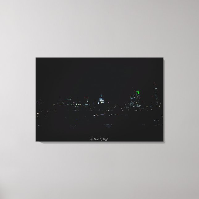 St Paul's Cathedral London, UK Cityscape Leinwanddruck (Vorderseite)