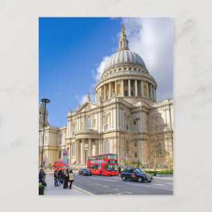 St Paul's Cathedral, London UK Postcard Postkarte