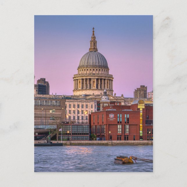 St.Paul's Cathedral London UK Postcard Postkarte (Vorderseite)