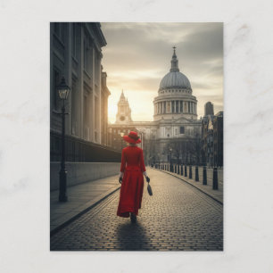 St Paul's Cathedral London Vereinigtes Königreich Postkarte