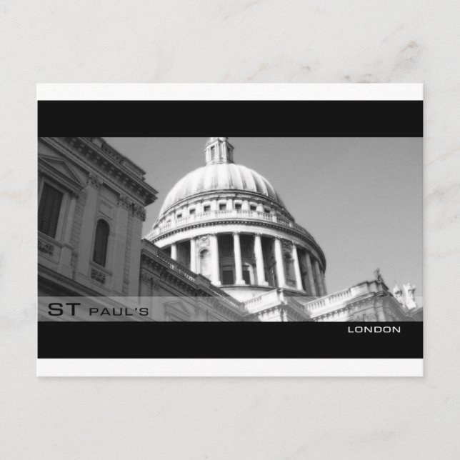 St. Paul's Cathedral Postkarte (Vorderseite)