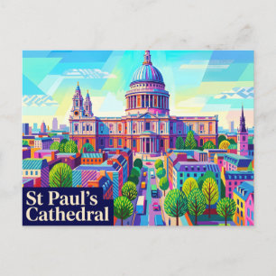 St Paul's Cathedral Vereinigtes Königreich Postkarte