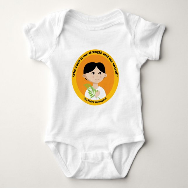 St. Pedro Calungsod Baby Strampler (Vorderseite)