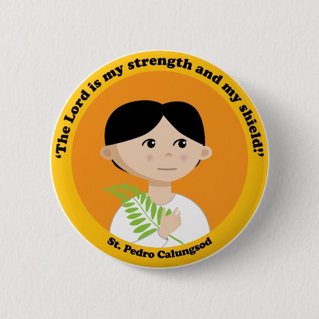St. Pedro Calungsod Button (Vorderseite)
