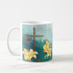 St. Peregrine, Schutzpatron der Krebskranken, Kreu Kaffeetasse