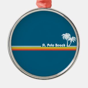St. Pete Beach Florida Ornament Aus Metall