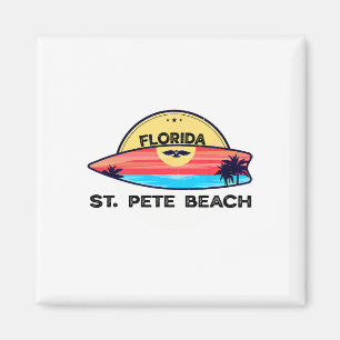 St Pete Beach Florida Surfbrett Strand Surfen Magnet
