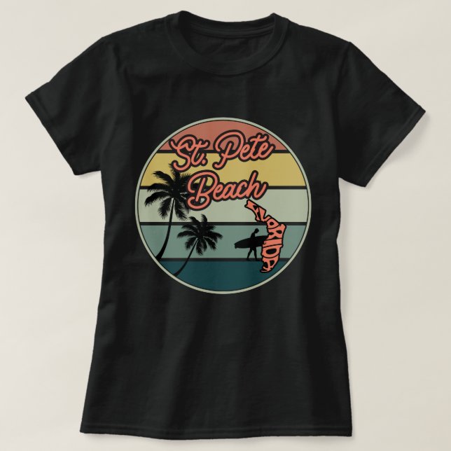St. Pete Beach, Florida T-Shirt (Design vorne)