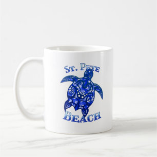 St Pete Beach Florida Vacation Tribal Turtle Kaffeetasse
