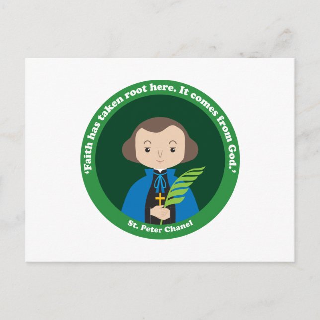 St. Peter Chanel Postkarte (Vorderseite)