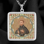 St. Peter Claver (BK 058) Versilberte Kette<br><div class="desc">Peter Claver (1580-1654) war ein spanischer Jesuitenpriester und Missionar. Im Jahr 1610 bot St. Peter Freiwilligendienst im Neuen Königreich Granada auf dem amerikanischen Kontinent an, zu dem das heutige Panama, Kolumbien und Venezuela gehörten. Dort arbeitete er 40 Jahre lang bei Sklaven, als sie in Cartagena ankamen, einem wichtigen Drehkreuz im...</div>