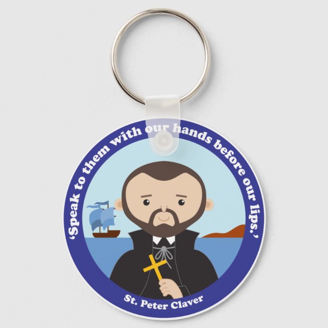 St. Peter Claver Schlüsselanhänger (Vorderseite)
