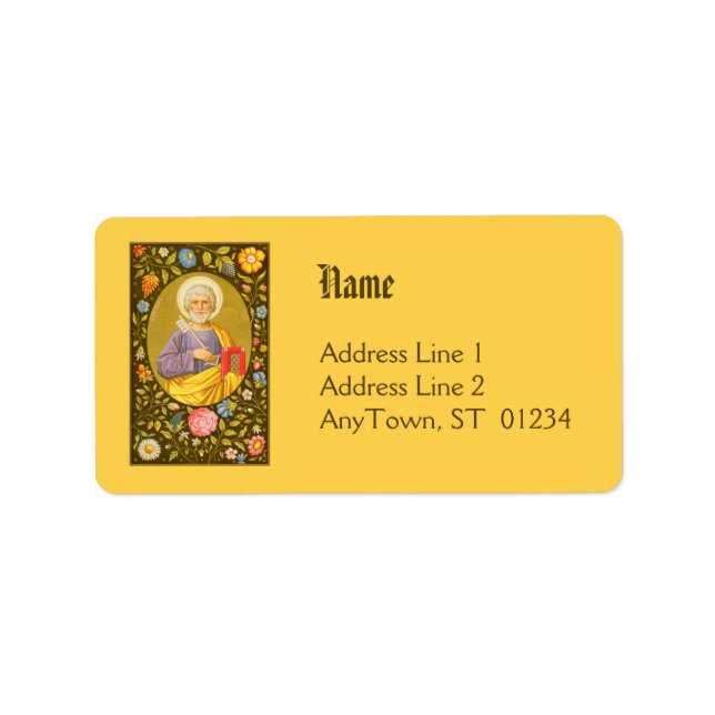 St. Peter der Apostel (PM 07) NB Add Label 1b Adressaufkleber (Vorne)