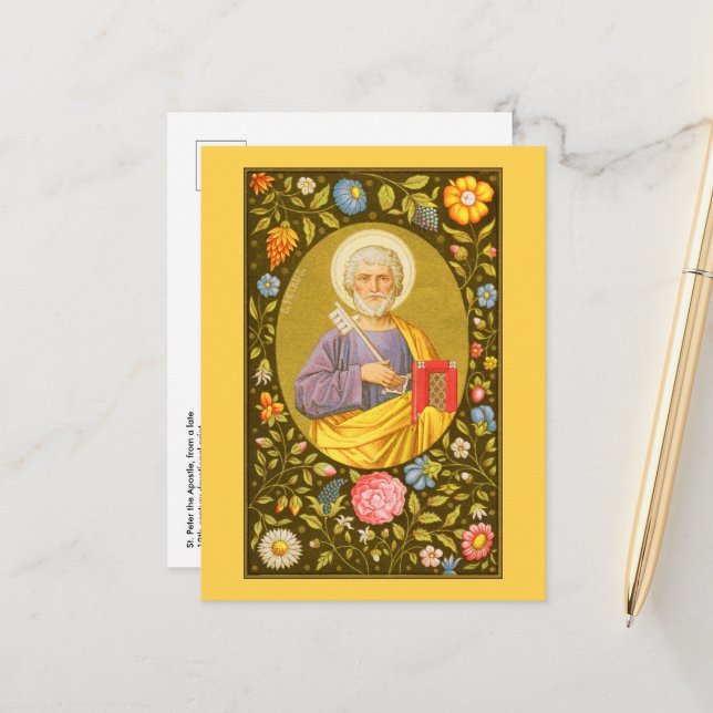 St. Peter der Apostel (PM 07) Postkarte 1 (Vorderseite/Rückseite Beispiel)