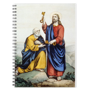 St Peter, der die Schlüssel - 1907 empfängt Notizblock