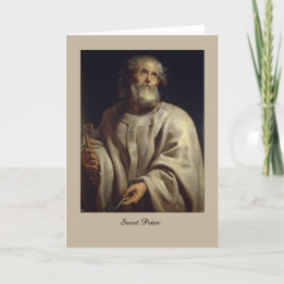 St Peter durch Peter Paul Rubens, Gruß-Karte Karte