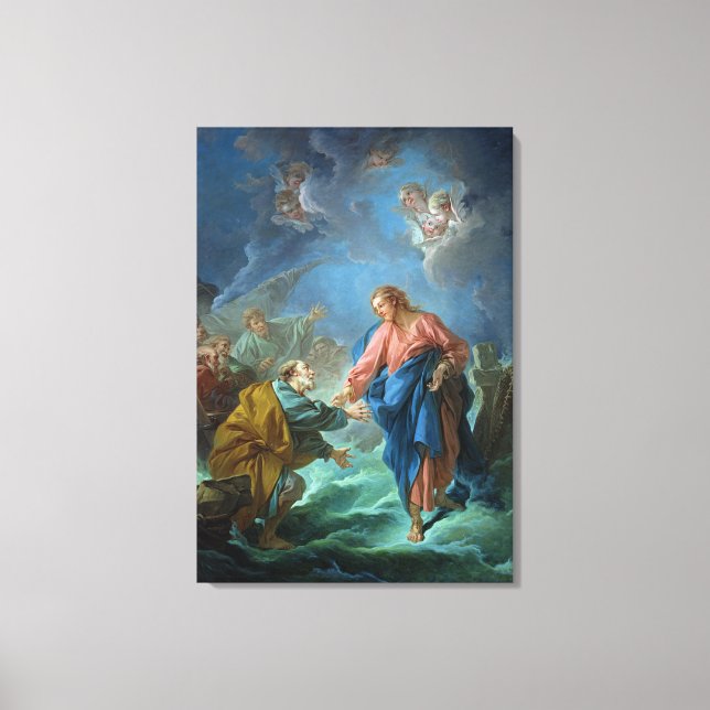 St. Peter Eingeladen zum Wasserspaziergang, 1766 Leinwanddruck (Vorderseite)
