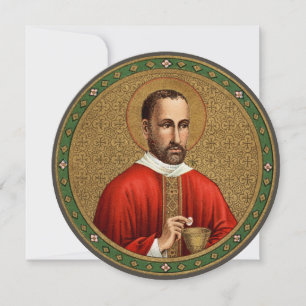 St. Peter Faber (BK 051) Round Gruß/Note Card
