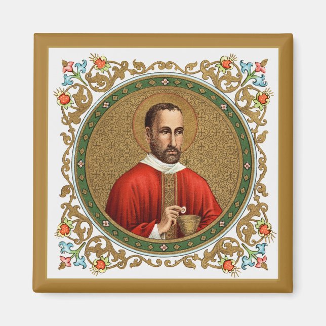 St. Peter Faber (BK 051) Square Magnet (Vorne)