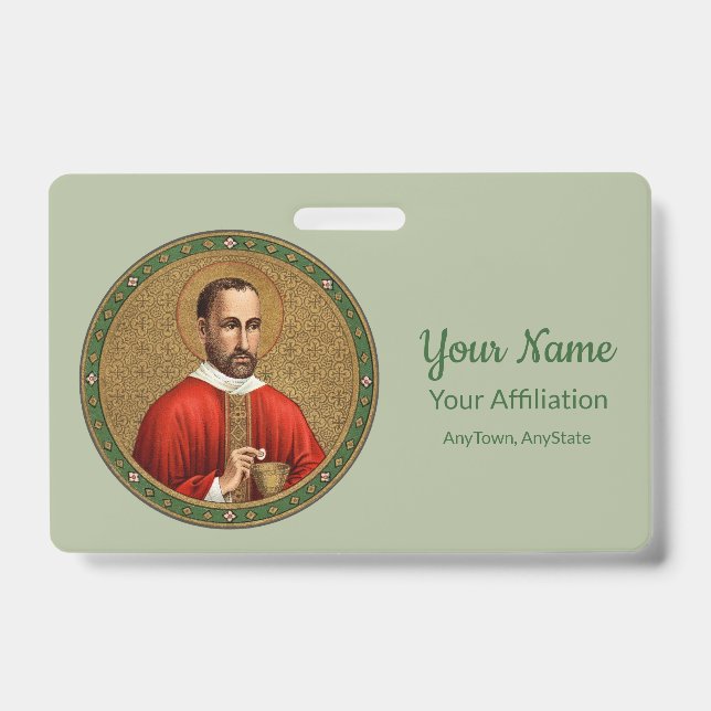 St. Peter Faber (BK 051; Style 1) Ausweis (Vorderseite)