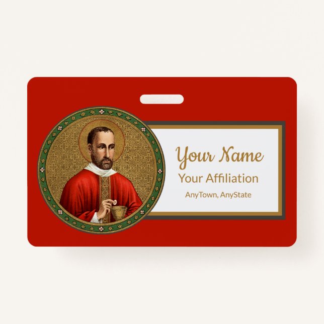 St. Peter Faber (BK 051; Style 2) Ausweis (Vorderseite)