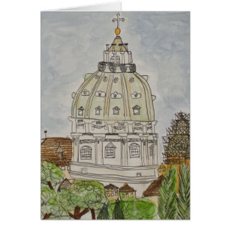 St Peter Haube, Gruß-Karte Roms, Italien