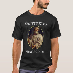 St. Peter Katholischer Papst St. T-Shirt Christlic