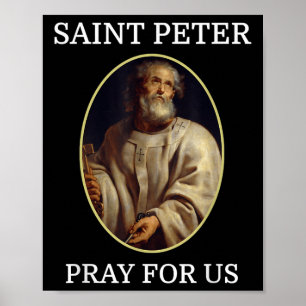 St. Peter Katholischer Papst St. T-Shirt Christlic Poster