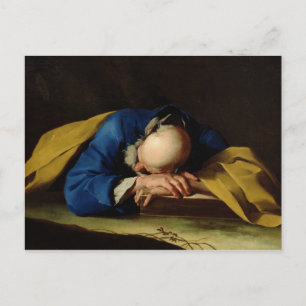 St. Peter oder St. Jerome Sleeping, c.1735-39 Postkarte