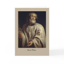 St Peter par Peter Paul Rubens, carte de voeux