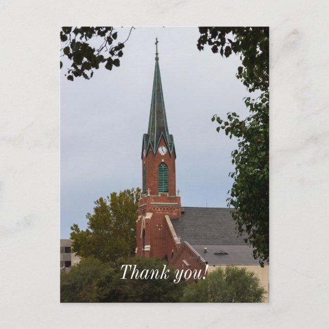St Peter Steeple Postkarte (Vorderseite)