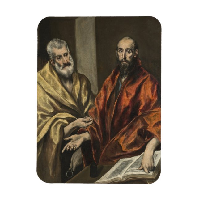 St Peter und St Paul | c.1605-8 (Öl auf Leinwand) Magnet (Vertikal)