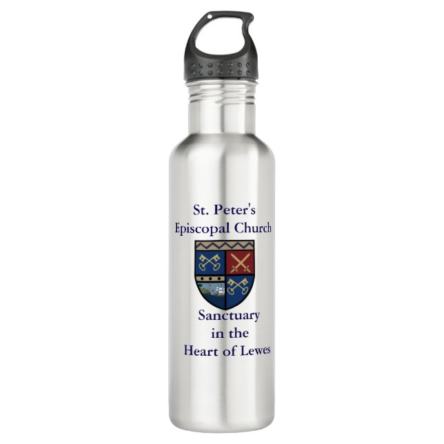 St. Peter's Church Stainless Steel Water Bottle Edelstahlflasche (Vorderseite)