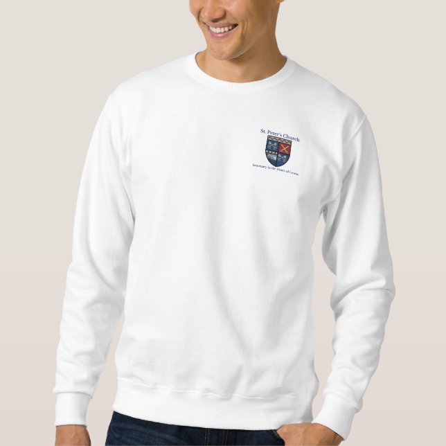 St. Peter's Schild Sweatshirt (Vorderseite)