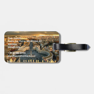 St Peters Square Vatican Gepäckanhänger