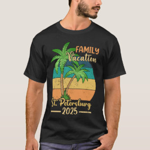 St. Petersburg Beach Florida Familienurlaub 2025 T-Shirt