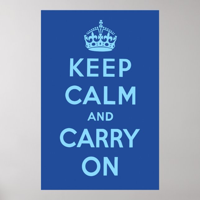 St. Petersburg Blue Poster (Vorne)