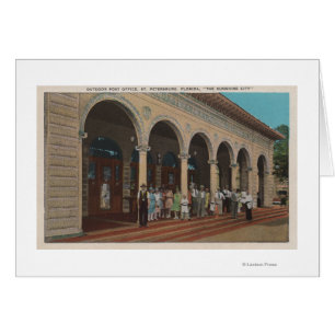 St. Petersburg, FL - Außenansicht der Post