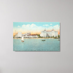 St. Petersburg, FL - Ufergegend-Ansicht von Soreno Leinwanddruck