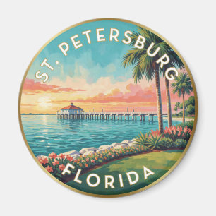 St. Petersburg Florida Golf Reise Magnet