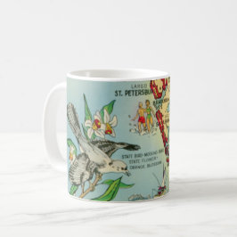 St. Petersburg Florida Karte Tasse