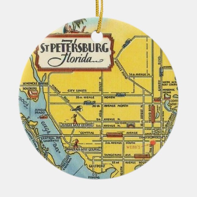 St. Petersburg Florida Ornament (Vorne)